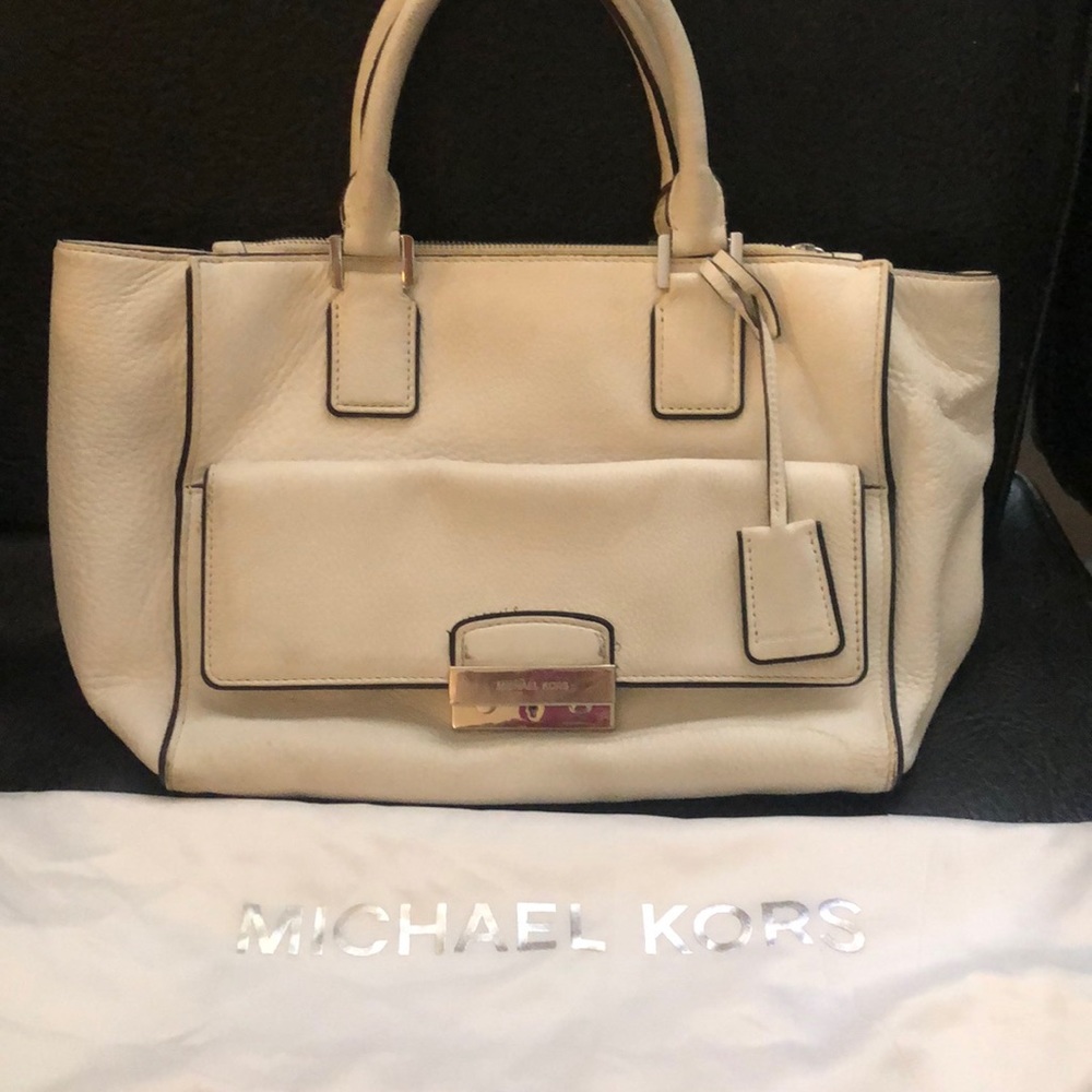 White Michael Kors purse